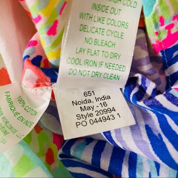 Lilly Pulitzer Amelia Island Top Roar of The Seas - Picture 8 of 8